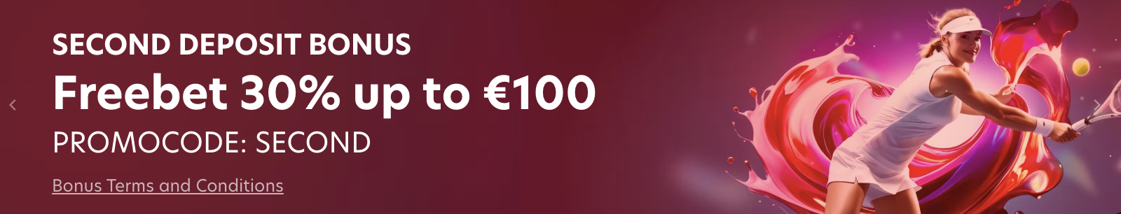 1red betting second deposit